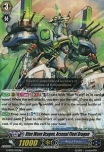 Blue Wave Dragon, Arsenal Fleet Dragon [G Format] Card Front