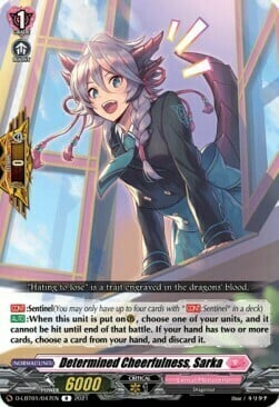 Determined Cheerfulness, Sarka [D Format] Card Front