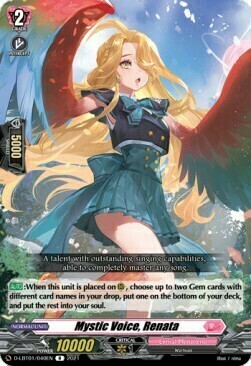 Mystic Voice, Renata [D Format] Card Front