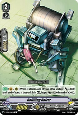 Refilling Raizer [V Format] Card Front