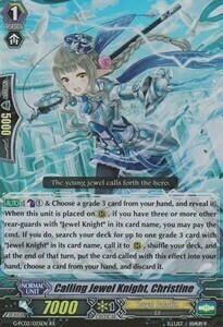 Calling Jewel Knight, Christine [G Format] Card Front