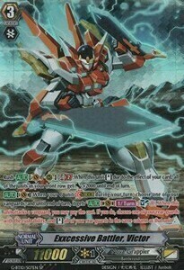 Exxcessive Battler, Victor [G Format] Card Front