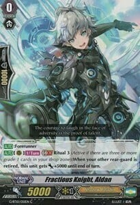 Fractious Knight, Aldan [G Format] Card Front