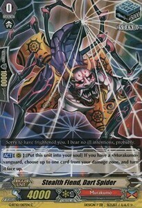 Stealth Fiend, Dart Spider Card Front