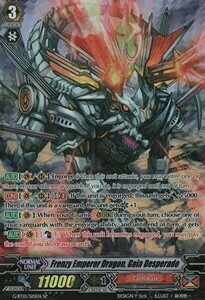Frenzy Emperor Dragon, Gaia Desperado Card Front