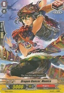 Dragon Dancer, Monica Card Front