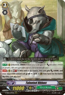 Talented Rhino [G Format] Card Front