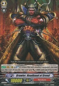 Brawler, Headband of Greed [G Format] Card Front