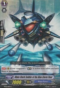 Mako Shark Soldier of the Blue Storm Fleet Card Front