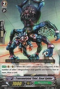 Transmutated Thief, Steal Spider [G Format] Card Front