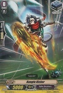 Kungfu Kicker Card Front