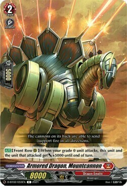 Armored Dragon, Mountcannon [D Format] Card Front