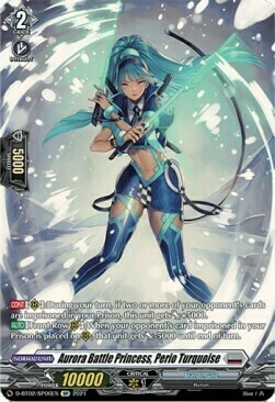 Aurora Battle Princess, Perio Turquoise [D Format] Frente