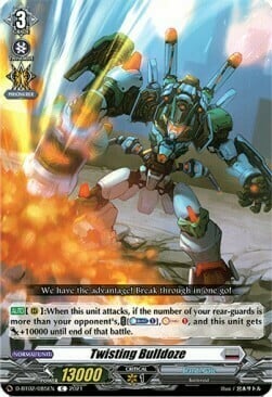 Twisting Bulldoze [D Format] Card Front