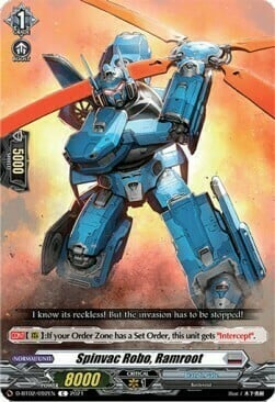 Spinvac Robo, Ramroot Card Front