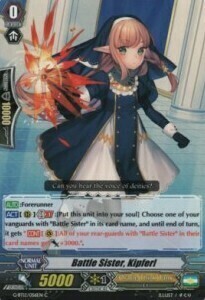 Battle Sister, Kipferl Card Front