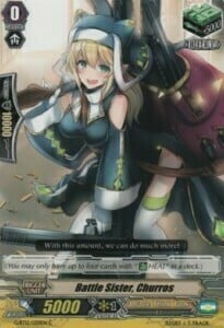 Battle Sister, Churros [G Format] Card Front