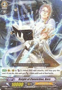 Knight of Conviction, Bors Card Front