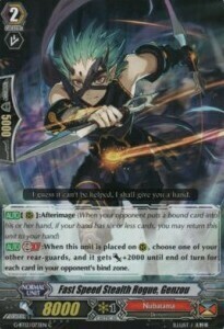 Fast Speed Stealth Rogue, Genzou Card Front