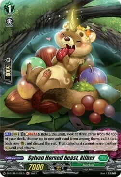 Sylvan Horned Beast, Bilber [D Format] Card Front