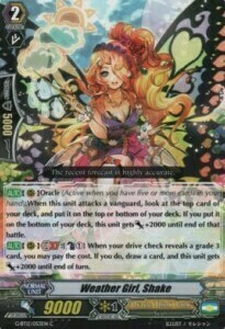 Weather Girl, Shake [G Format] Card Front