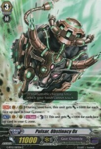 Pulsar, Obstinacy Ox [G Format] Card Front