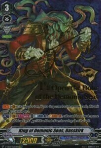 King of Demonic Seas, Basskirk [V Format] Card Front