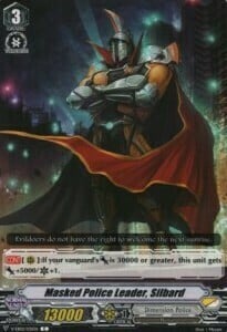 Masked Police Leader, Silbard [V Format] Card Front