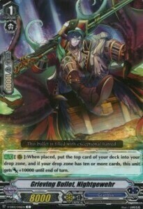 Grieving Bullet, Nightgewehr [V Format] Card Front