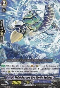 Tidal Rescue Sea Turtle Soldier [G Format] Card Front