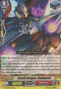 Stealth Dragon, Onibidoshi Card Front