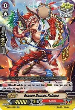 Dragon Dancer, Paloma Card Front