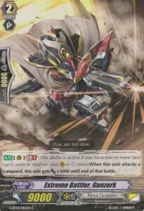 Extreme Battler, Gunzork Card Front