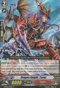 Dragon Knight, Tanaz Card Front