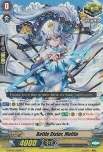 Battle Sister, Muffin Card Front