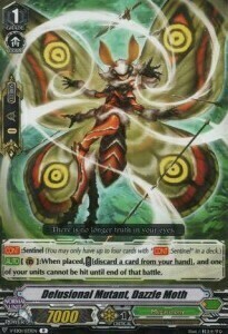 Delusional Mutant, Dazzle Moth Card Front