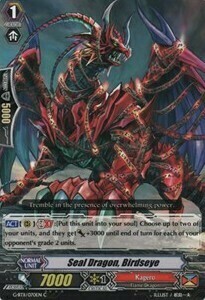 Seal Dragon, Birdseye Card Front