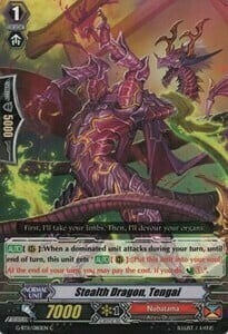 Stealth Dragon, Tengai Card Front