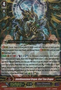 Interdimensional Dragon, Bind Time Dragon [G Format] Card Front
