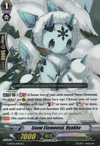 Snow Elemental, Hyakko [G Format] Frente