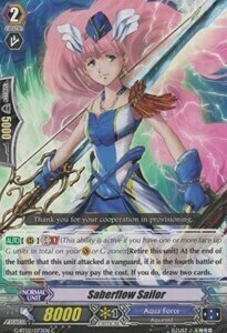 Saberflow Sailor Card Front