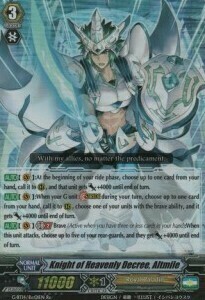Knight of Heavenly Decree, Altmile [G Format] Card Front