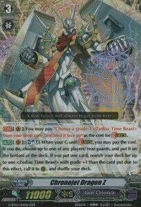 Chronojet Dragon Z Card Front