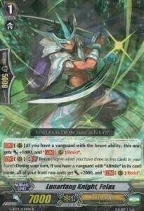 Lunarfang Knight, Felax [G Format] Frente