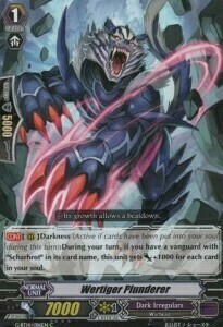 Wertiger Plunderer Card Front