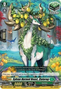Sylvan Horned Beast, Zlatorog [D Format] Card Front