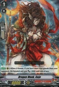 Dragon Monk, Gojo [V Format] Card Front