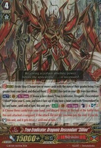 True Eradicator, Dragonic Descendant "Zillion" [G Format] Frente