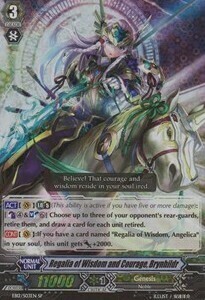 Regalia of Wisdom and Courage, Brynhildr [G Format] Card Front