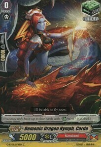 Demonic Dragon Nymph, Cordo [G Format] Card Front